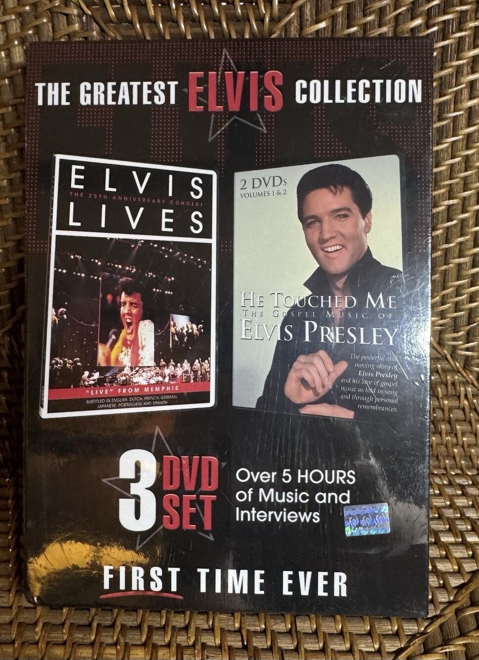 The Greatest Elvis Collection 3 DVD Box Set Plus 2 DVDs Interviews